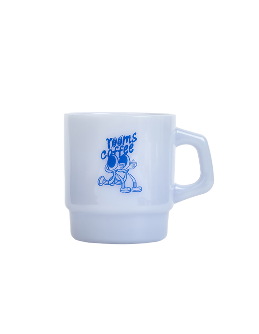 Running Man Glass Cup